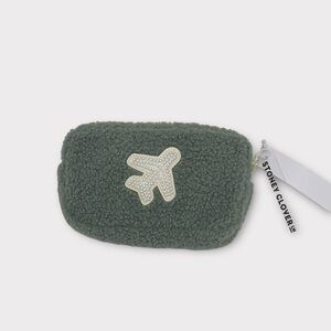 Stoney Clover Lane Airplane Sherpa Pouch NEW‎